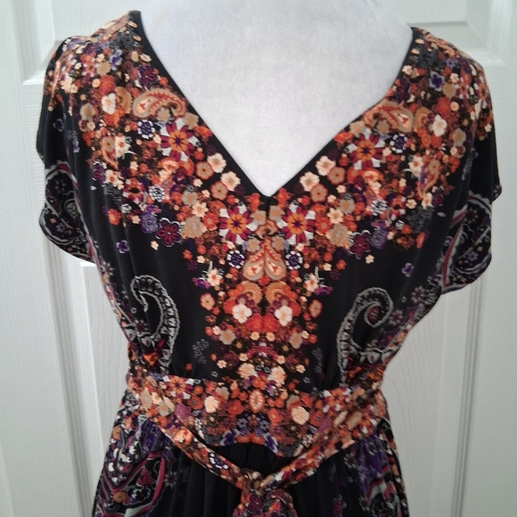 Nordstrom Brand eci Mixed Media Dress   Size 12 - Picture 5 of 13